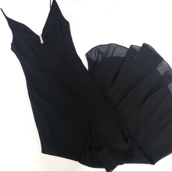 Betsy & Adam Dresses & Skirts - Betsy& Adam Vintage Asymmetrical Embellished Dress